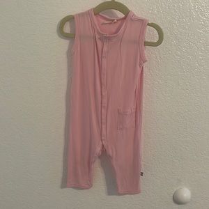 Kyte Baby Sleeveless Snap Romper Petal 12-18 months